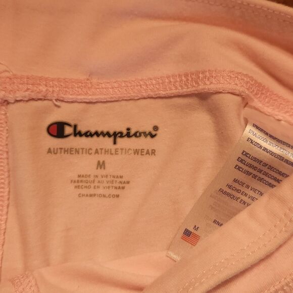 Champion 2 Tee Shirts & 2 Biker Shorts Girls Bundle, Medium, Pink, Grey, & Black - Picture 8 of 10